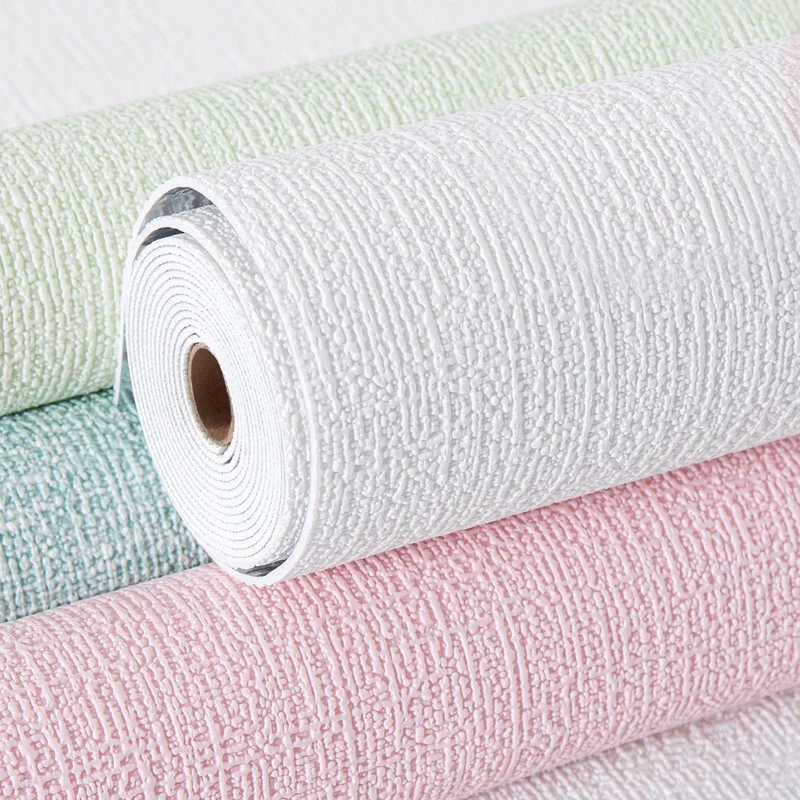 50cmX10m Linen 3D Foam Self-adhesive PVC Solid Color Thickened Waterproof Background Wall Renovation Wallpaper Wall 50cmX10m Linen 3D Foam Self-adhesive PVC Solid Color Thickened Waterproof Background Wall Renovation Wallpaper Wall