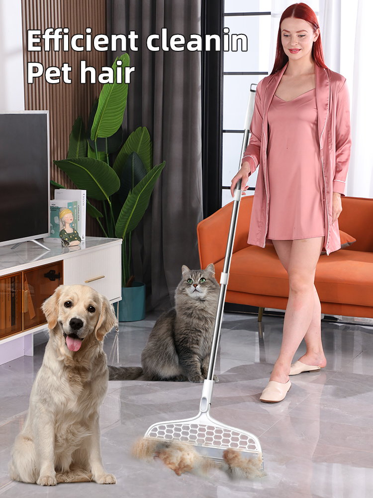 50inch Magic Silicone Broom Lengthen Floor Cleaning Squeegee Pet Hair Dust Brooms Bathroom Floor Wiper Household