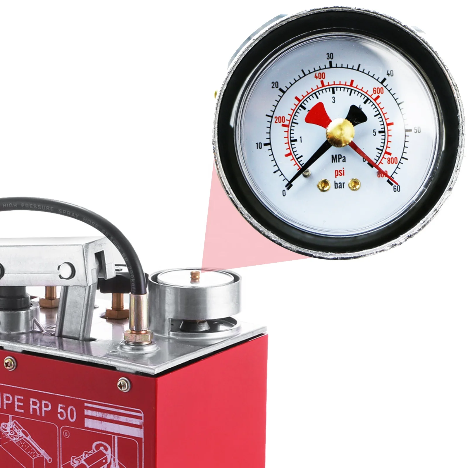 50KG Manual Pressure Test Pump PPR Tap Water Pipeline Valve Pressure Machine Pipeline Leak Detector Pressure Pump Tool 50KG Manual Pressure Test Pump PPR Tap Water Pipeline Valve Pressure Machine Pipeline Leak Detector Pressure Pump Tool