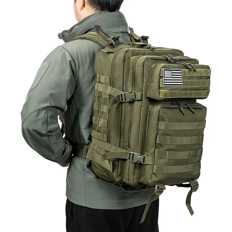 50L Tactical Backpack Travel Large Capacity Rucksacks Waterproof Outdoor Sports Multi-functional Bags