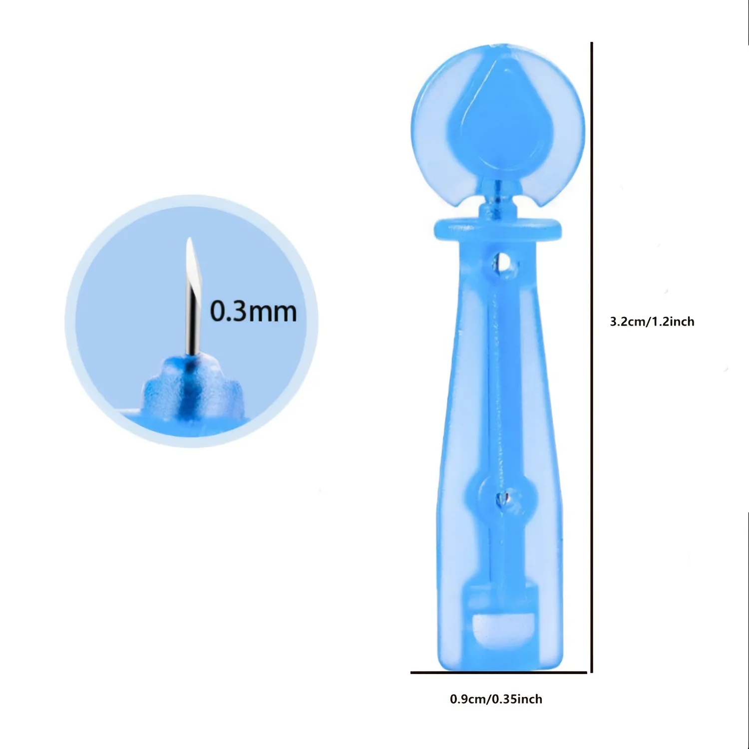 50pcs Disposable Blackhead Remover Acne Needles Blackhead Remover Tool Removal and Facial Cleaning Stainless Steel