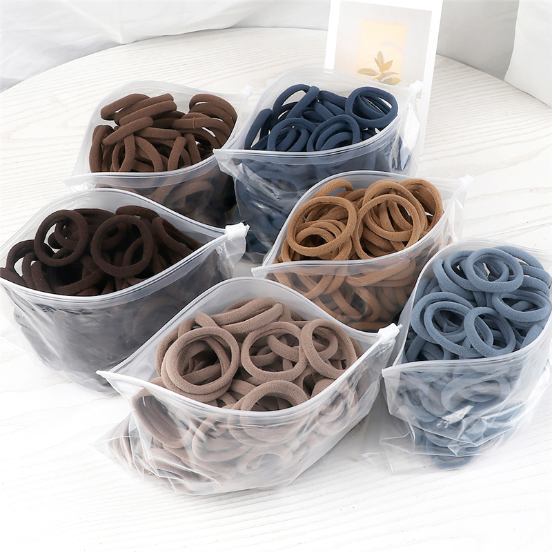 50PCS/Set Women Girls Basic Hair Bands 4cm Simple Solid Colors Elastic Headband Hair Ropes Ties Hair Accessories 50PCS/Set Women Girls Basic Hair Bands 4cm Simple Solid Colors Elastic Headband Hair Ropes Ties Hair Accessories
