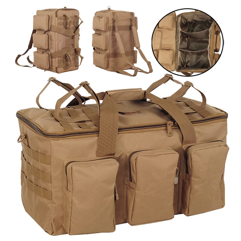 55L Luggage Duffel Bag Camping Backpack Tactical Large Bags Men's Hiking Travel Mountaineering Trip Utility Gym Weekend 55L Luggage Duffel Bag Camping Backpack Tactical Large Bags Men's Hiking Travel Mountaineering Trip Utility Gym Weekend
