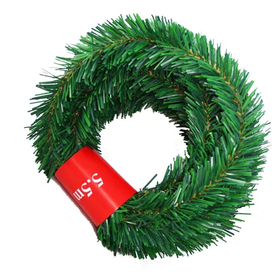 5.5m Decorative Green Christmas Garland