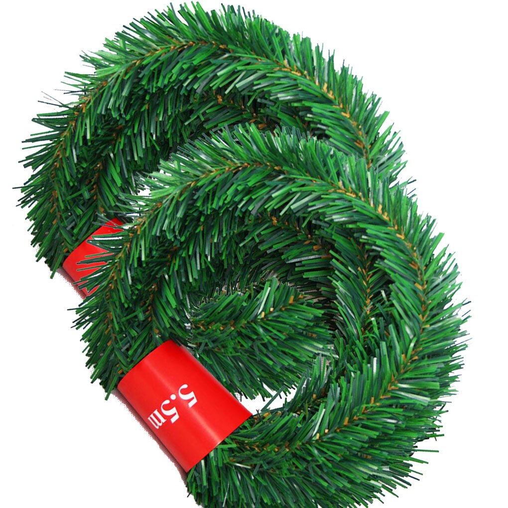 5.5m Decorative Green Christmas Garland