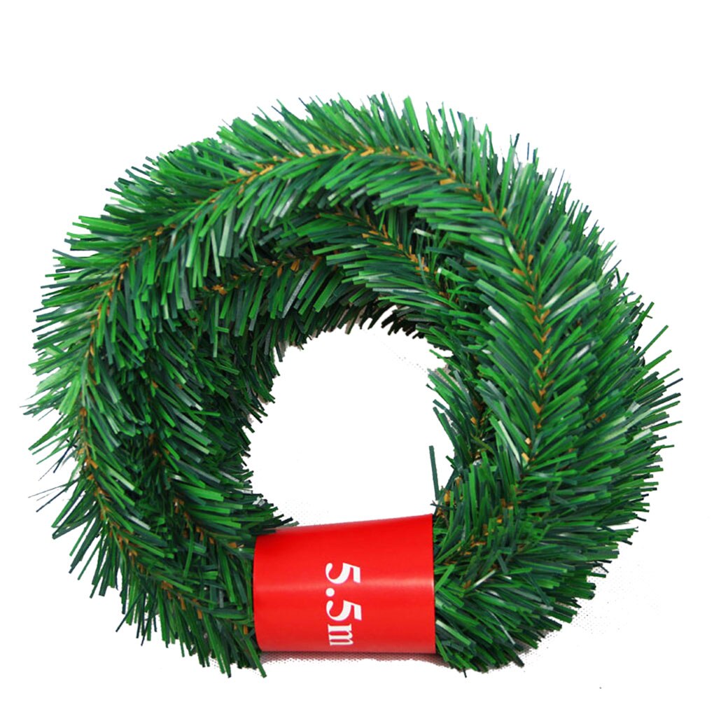 5.5m Decorative Green Christmas Garland