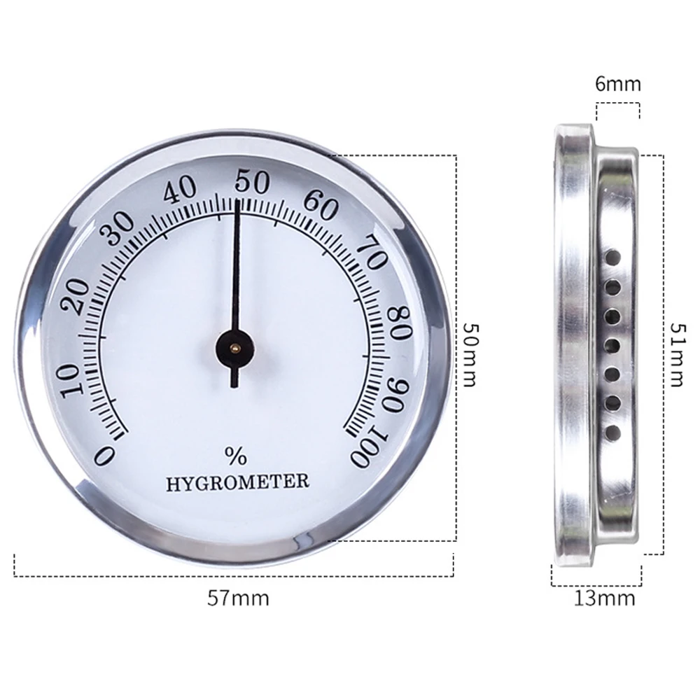 57mm Hygrometer Mechanical No Battery Portable Accurate Durable Indoor Outdoor Humidity Meter with Magnetic 57mm Hygrometer Mechanical No Battery Portable Accurate Durable Indoor Outdoor Humidity Meter with Magnetic