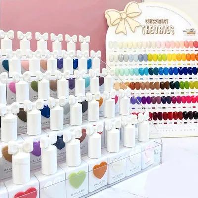 58 Colors Macaron Nail Gel Polish Set Full Coverage Gel Varnish Nail Salon Wholesale Marnicure UV Gel Learner Kit 15ml