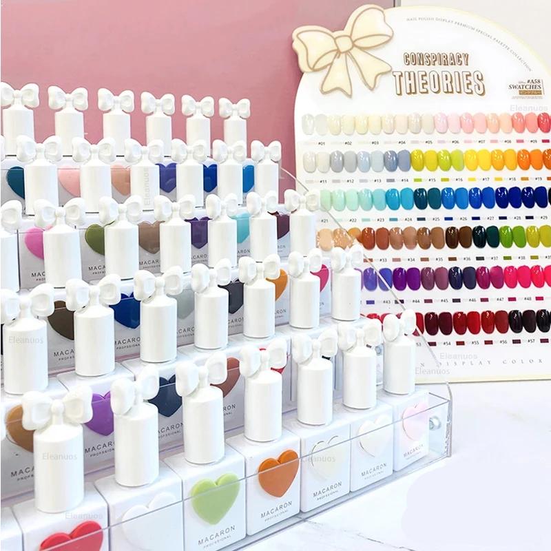 58 Colors Macaron Nail Gel Polish Set Full Coverage Gel Varnish Nail Salon Wholesale Marnicure UV Gel Learner Kit 15ml 58 Colors Macaron Nail Gel Polish Set Full Coverage Gel Varnish Nail Salon Wholesale Marnicure UV Gel Learner Kit 15ml