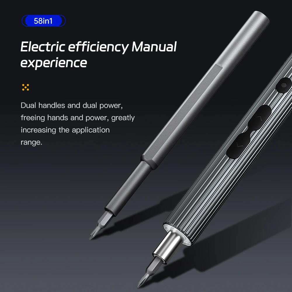 58 in 1 Electric Screwdriver Set Precision Tools Rechargeable Mini Small Kit Wireless for Xiaomi Watch Mobile Cell