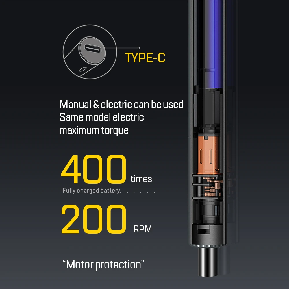 58 in 1 Electric Screwdriver Set Precision Tools Rechargeable Mini Small Kit Wireless for Xiaomi Watch Mobile Cell