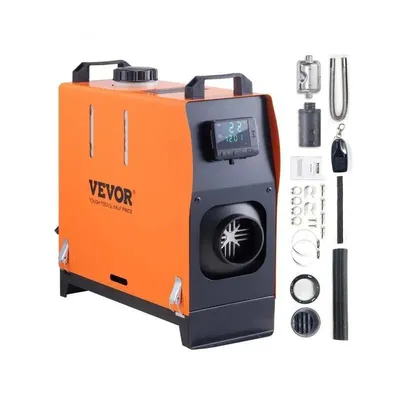 5/8KW Diesel Air Heater 12V Car Heater Diesel Heater With LCD Switch Silencer for Car Truck Boat RV Parking Diesel