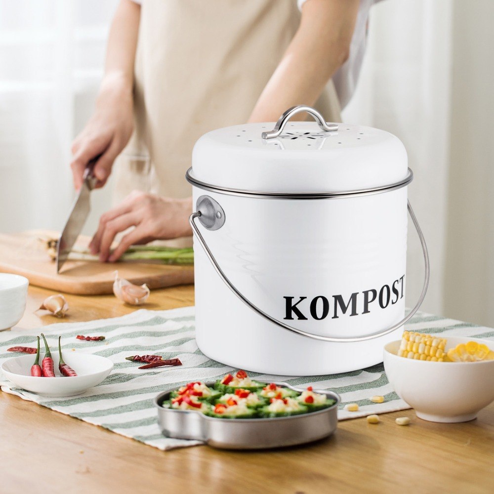 5L Kitchen Compost Bin Filter Bucket 5L Kitchen Compost Bin Filter Bucket