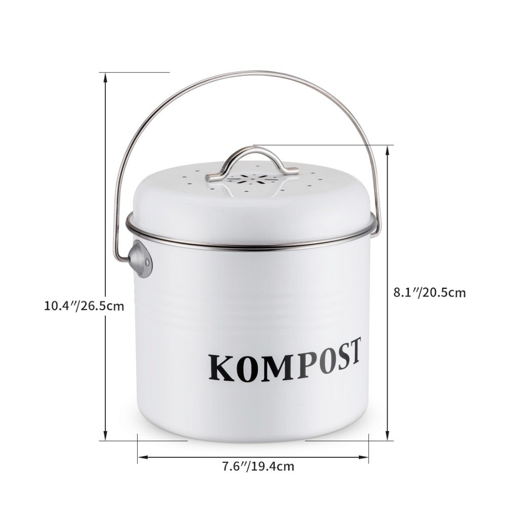 5L Kitchen Compost Bin Filter Bucket 5L Kitchen Compost Bin Filter Bucket