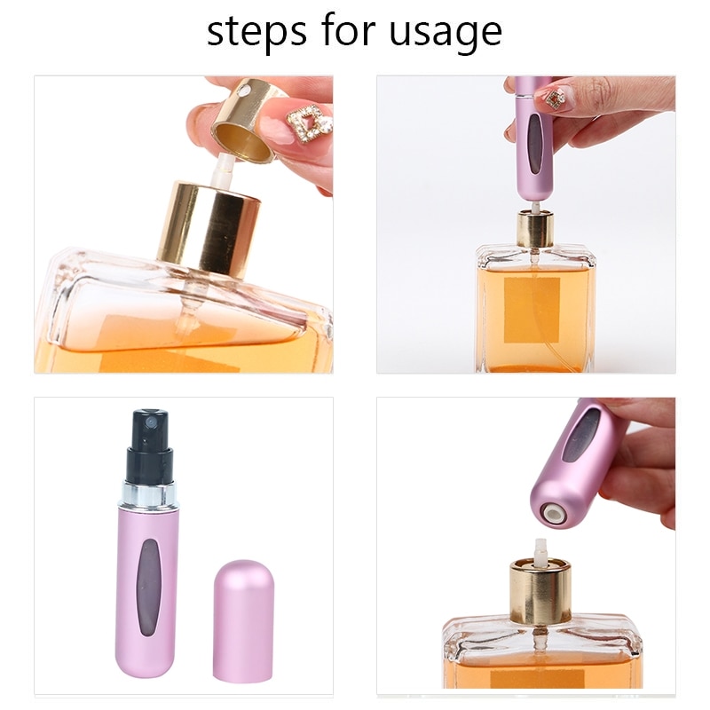 5ml Atomizer Refillable Mini Perfume Bottle