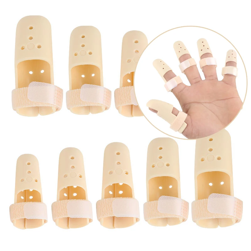 5Pcs Adjustable Finger Splint Brace Trigger Finger Support Fracture Fix Arthritis Pain Relief Hand Protector Finger 5Pcs Adjustable Finger Splint Brace Trigger Finger Support Fracture Fix Arthritis Pain Relief Hand Protector Finger