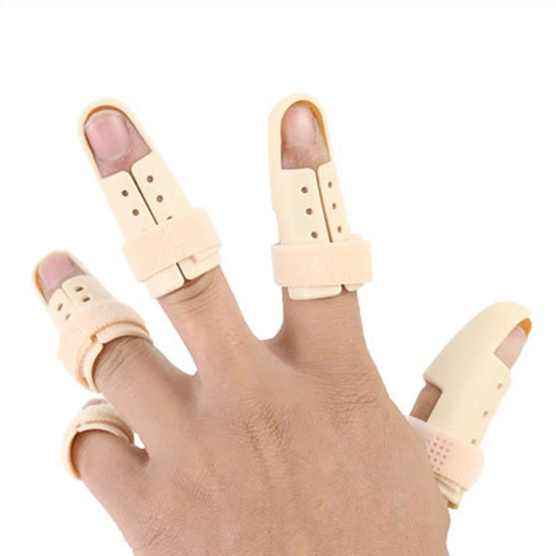 5Pcs Adjustable Finger Splint Brace Trigger Finger Support Fracture Fix Arthritis Pain Relief Hand Protector Finger 5Pcs Adjustable Finger Splint Brace Trigger Finger Support Fracture Fix Arthritis Pain Relief Hand Protector Finger