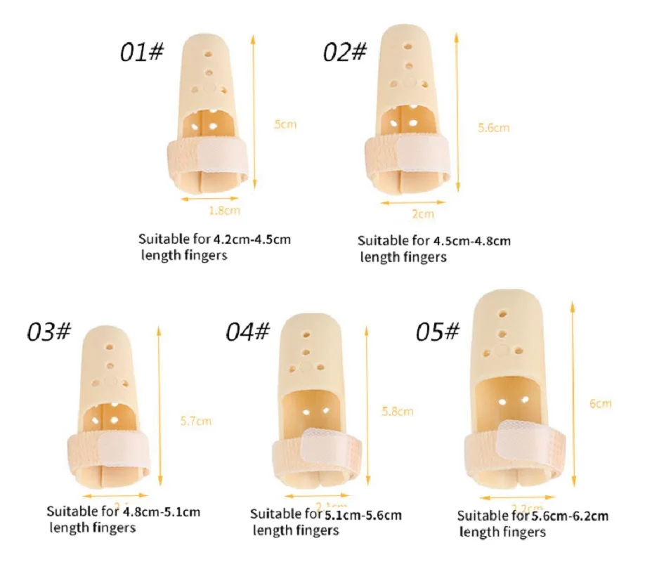 5Pcs Adjustable Finger Splint Brace Trigger Finger Support Fracture Fix Arthritis Pain Relief Hand Protector Finger 5Pcs Adjustable Finger Splint Brace Trigger Finger Support Fracture Fix Arthritis Pain Relief Hand Protector Finger