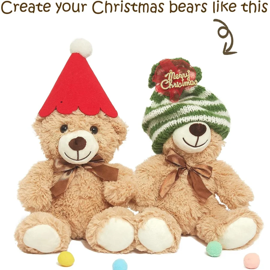 5pcs Bears Stuffed Animals Plush Toys Gift for Kid Girlfriend,13.5in Stuffed Bears for Christmas Valentine's Day 5pcs Bears Stuffed Animals Plush Toys Gift for Kid Girlfriend,13.5in Stuffed Bears for Christmas Valentine's Day
