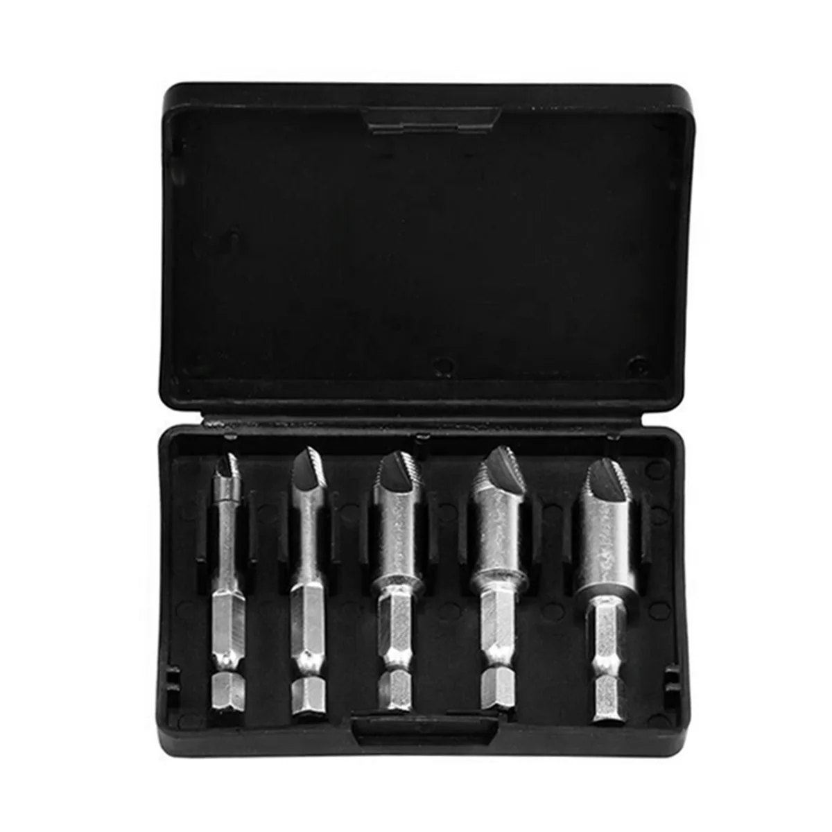 5Pcs Damaged Screw Extractor Drill Bit High Speed Steel Double Easily Take Out Side Drill Out Broken Screw Remover Bolt 5Pcs Damaged Screw Extractor Drill Bit High Speed Steel Double Easily Take Out Side Drill Out Broken Screw Remover Bolt
