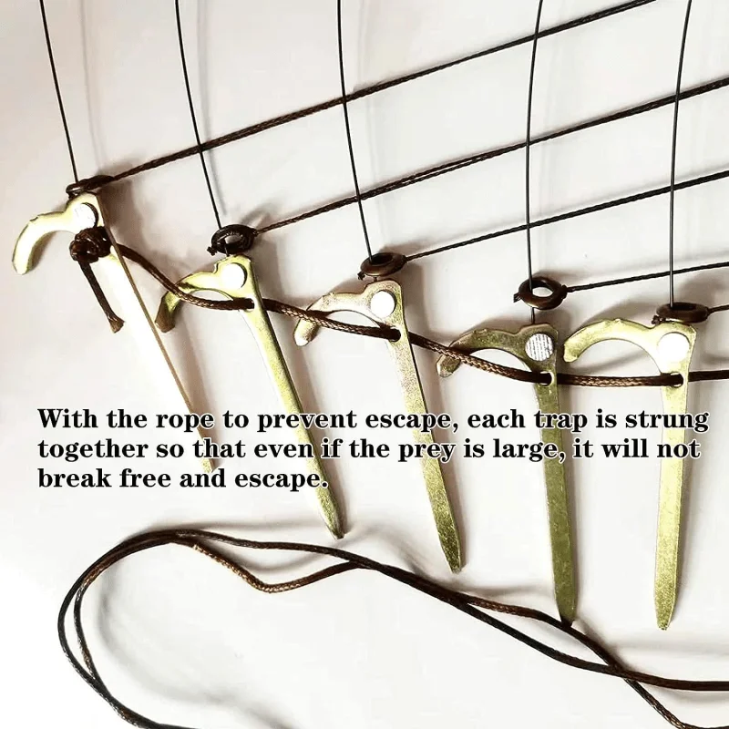 5pcs Professional No Harmful Bird Trap for Chicken Pheasant Wild Duck Partridge Mallard and Other Medium-Sized Birds