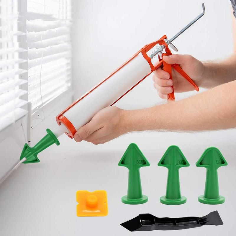 5pcs Set Plastic Pointed Mouth and Glue Shovel Set Multi-Angle Scraper Cleaning Nozzle Seam Tool 5pcs Set Plastic Pointed Mouth and Glue Shovel Set Multi-Angle Scraper Cleaning Nozzle Seam Tool