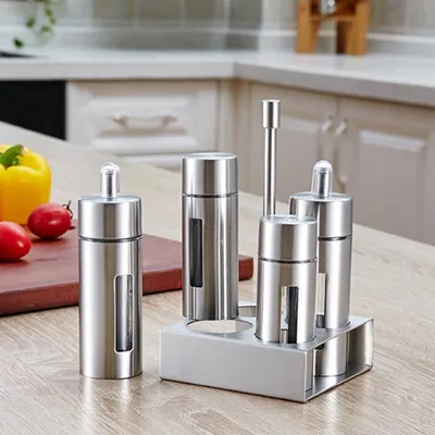 5pcs Spice Storage Condiment Jars 5pcs Spice Storage Condiment Jars