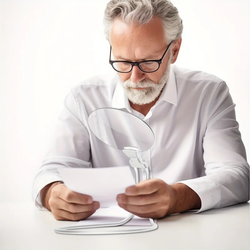 5X Magnifying Glass Pro – Hands-Free, Adjustable, Stand-Neckwear Magnifier for Seniors, Low Vision, Reading, Sewing 5X Magnifying Glass Pro – Hands-Free, Adjustable, Stand-Neckwear Magnifier for Seniors, Low Vision, Reading, Sewing