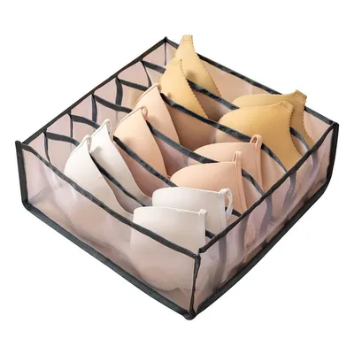 6 Grids Mesh Bra Drawer Organizer