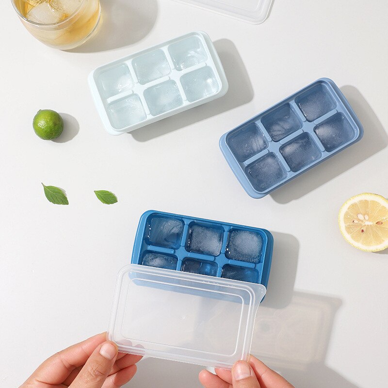 6 Grids Silicone Large Ice Cube Mold 6 Grids Silicone Large Ice Cube Mold