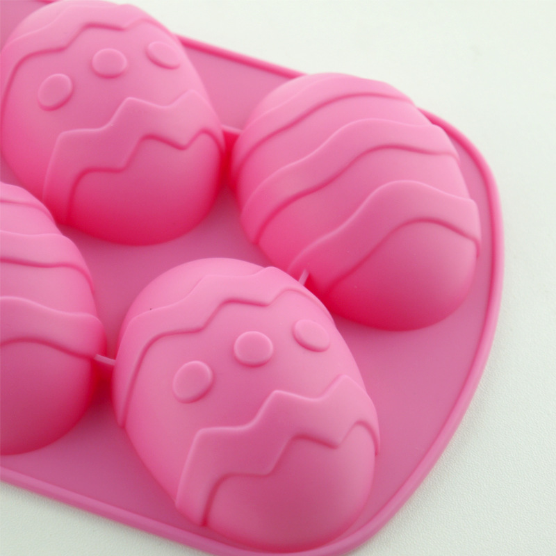 6 Hole Silicone Easter Egg Mold 6 Hole Silicone Easter Egg Mold