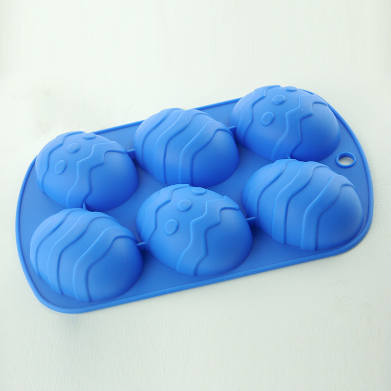 6 Hole Silicone Easter Egg Mold 6 Hole Silicone Easter Egg Mold