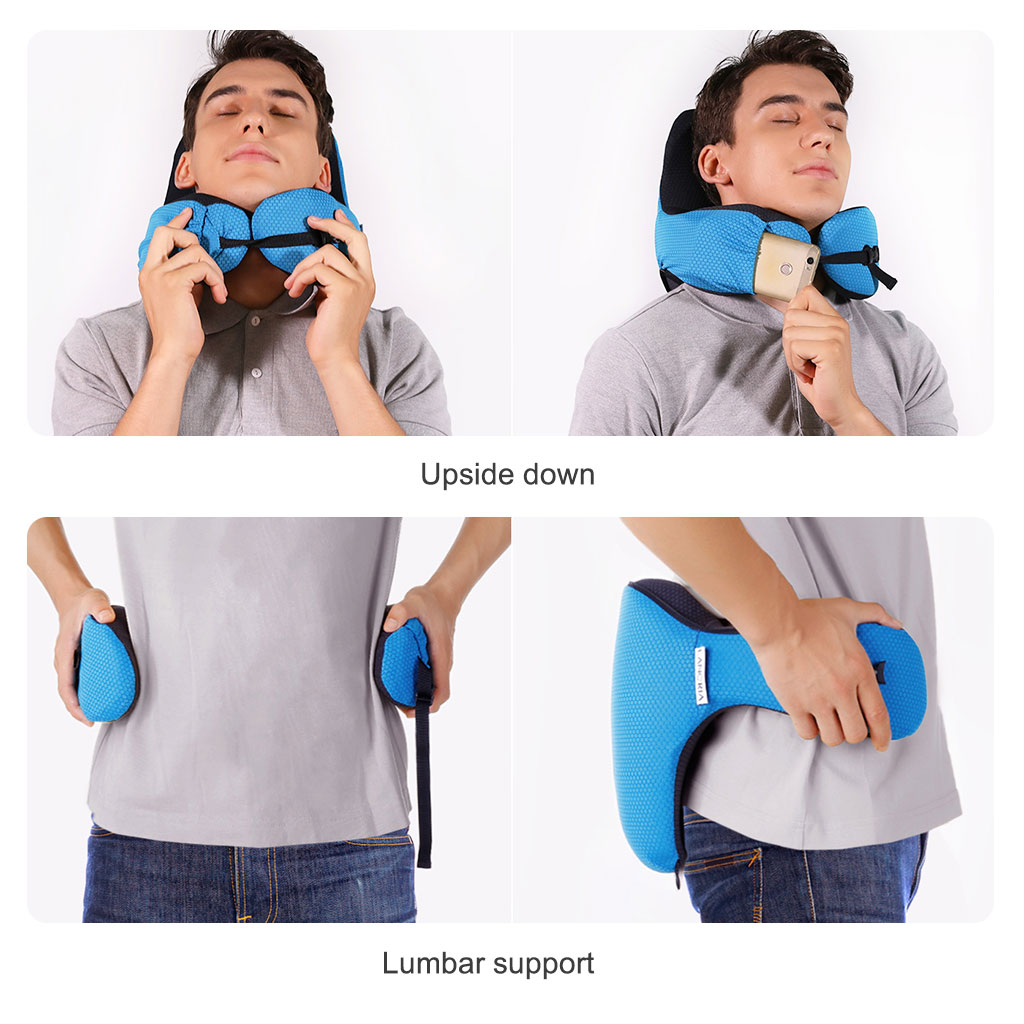 6 in 1 Hooded Neck Pillow