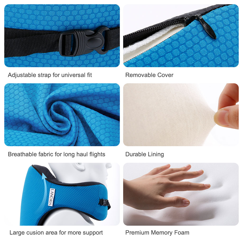 6 in 1 Hooded Neck Pillow