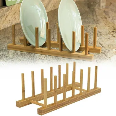 6 Layers Bamboo Wooden Draining Rack