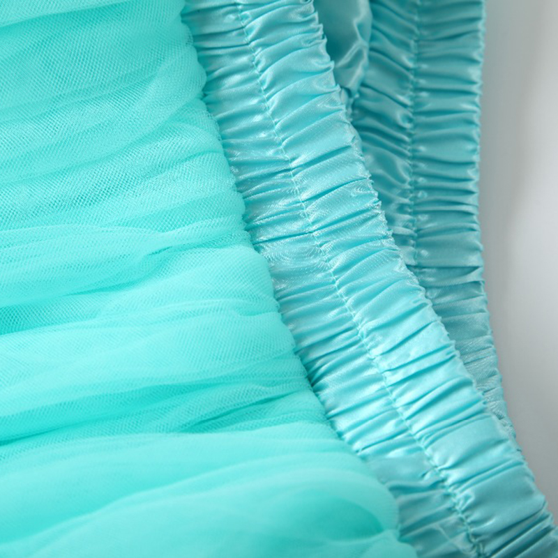 6 Layers Knee Length Tulle Skirt 6 Layers Knee Length Tulle Skirt