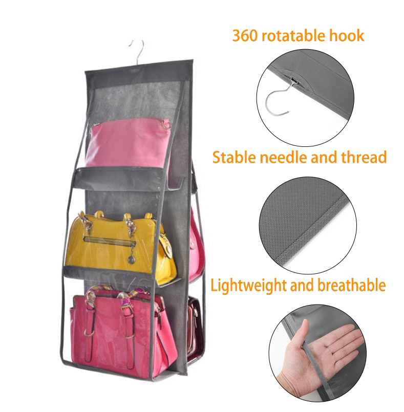 6 Pockets Hanging Bag Organizer 6 Pockets Hanging Bag Organizer