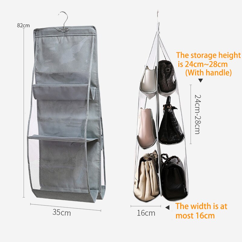 6 Pockets Hanging Bag Organizer 6 Pockets Hanging Bag Organizer