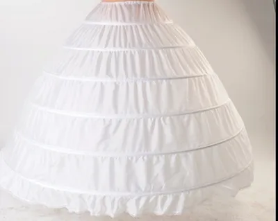 6 Rings Ball Gown Petticoat Hoop Skirt