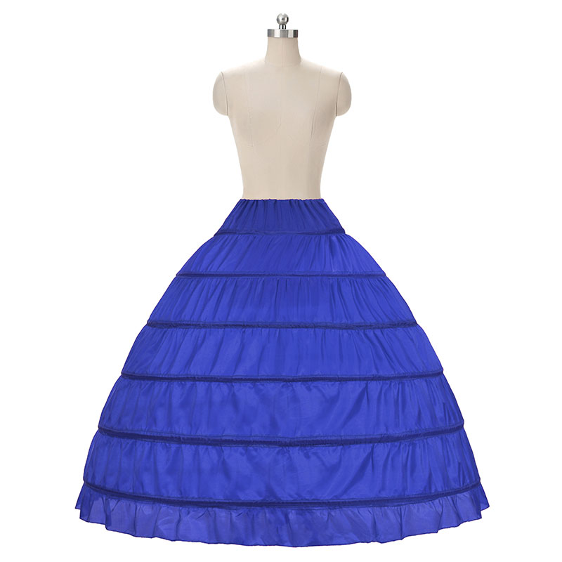 6 Rings Ball Gown Petticoat Hoop Skirt