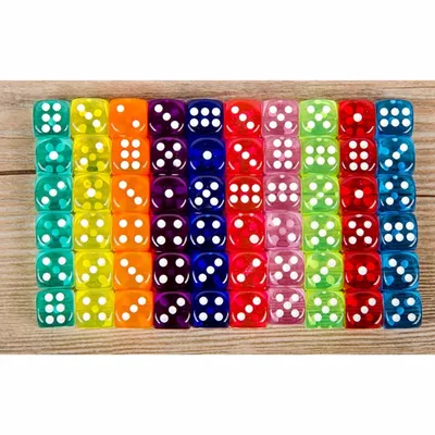 6 Sided Game Acrylic Dice (20 pcs) 6 Sided Game Acrylic Dice (20 pcs)