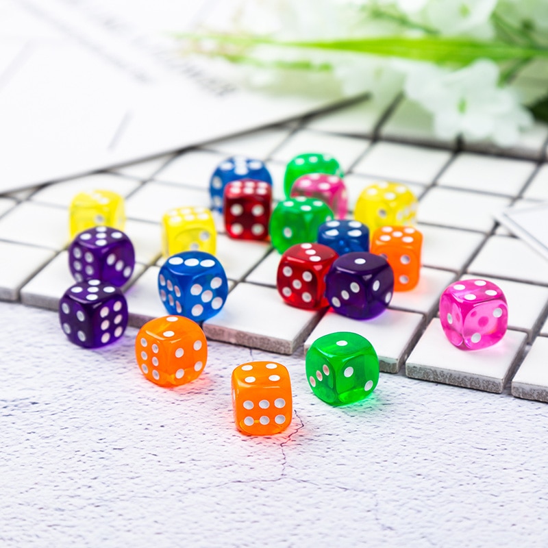 6 Sided Game Acrylic Dice (20 pcs) 6 Sided Game Acrylic Dice (20 pcs)