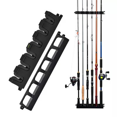 6 Slot Fishing Pole Stand