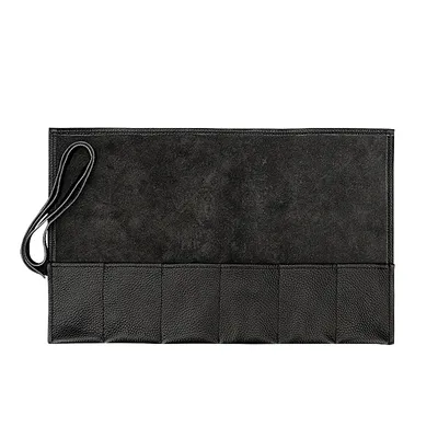 6 Slots Leather Watch Roll Organizer 6 Slots Leather Watch Roll Organizer