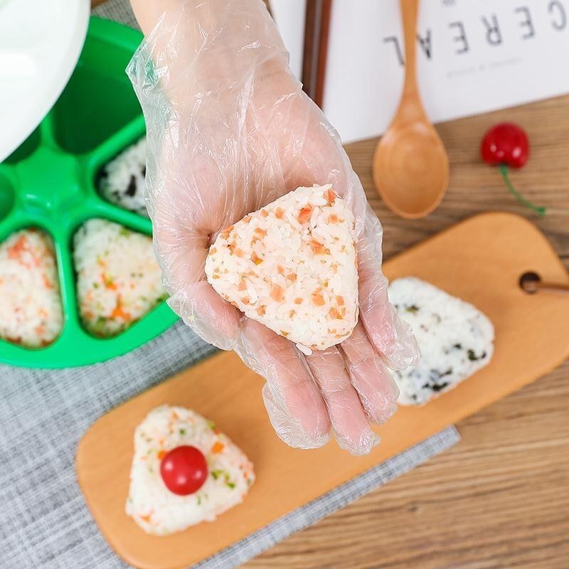 6 Slots Triangle Onigiri Mold with Lid 6 Slots Triangle Onigiri Mold with Lid