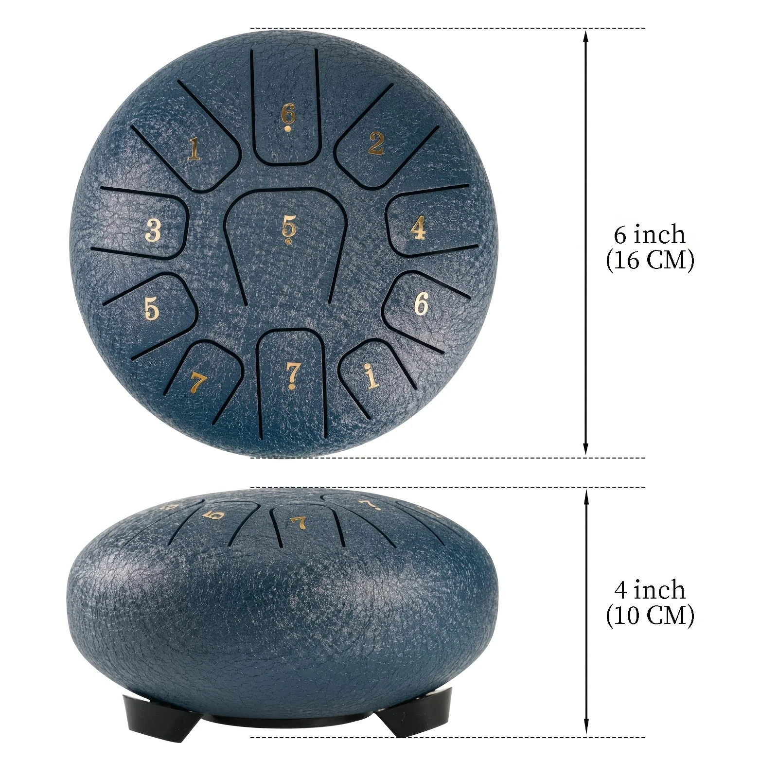 6″ Steel Tongue Drum Gift Set | 11-Note Sound Healing Instrument w/Tuning Kit | Yoga/Meditation/Anxiety Relief Tool 6″ Steel Tongue Drum Gift Set | 11-Note Sound Healing Instrument w/Tuning Kit | Yoga/Meditation/Anxiety Relief Tool