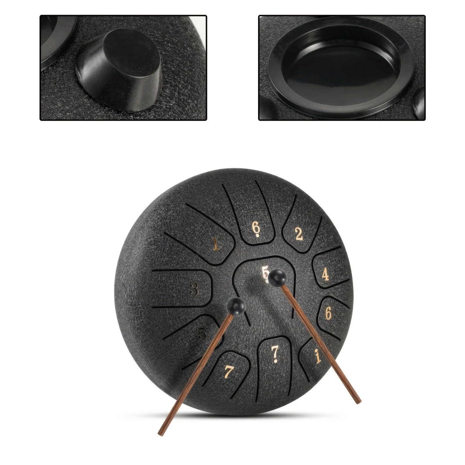 6″ Steel Tongue Drum Gift Set | 11-Note Sound Healing Instrument w/Tuning Kit | Yoga/Meditation/Anxiety Relief Tool 6″ Steel Tongue Drum Gift Set | 11-Note Sound Healing Instrument w/Tuning Kit | Yoga/Meditation/Anxiety Relief Tool