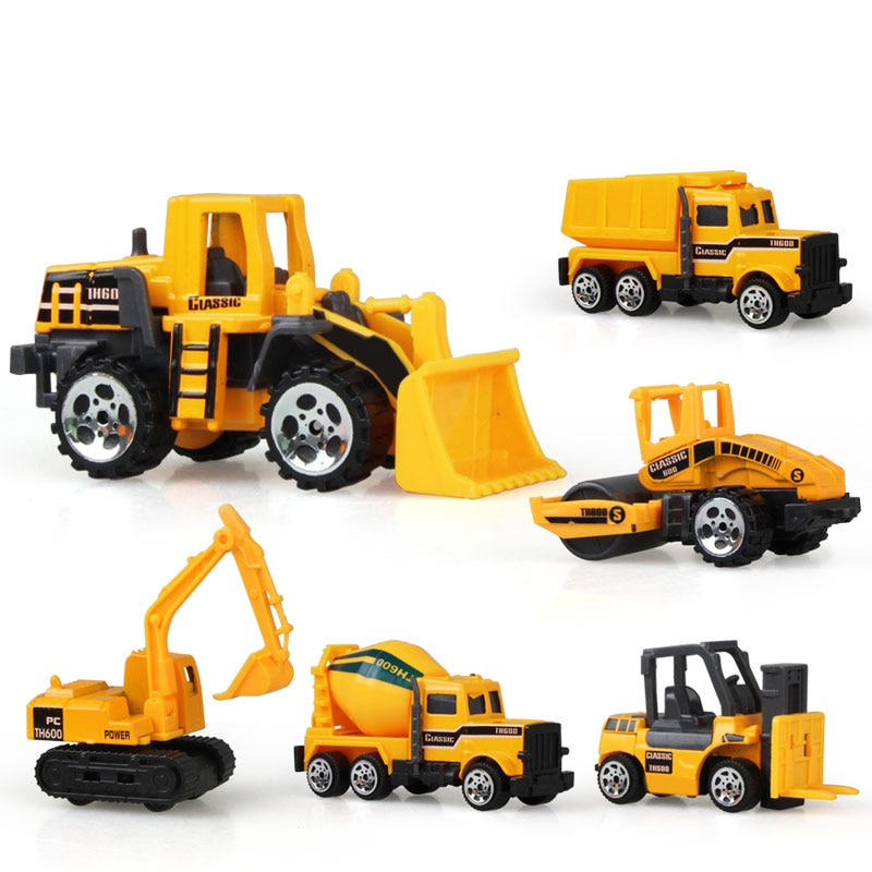 6 Types Engineering Toy Trucks 6 Types Engineering Toy Trucks
