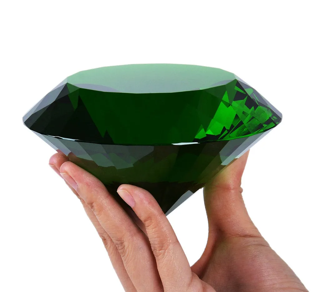 60-100mm Colorful Crystal Glass Diamond Paper Weight Gorgeus Wedding Decoration Valentine Gifts 60-100mm Colorful Crystal Glass Diamond Paper Weight Gorgeus Wedding Decoration Valentine Gifts
