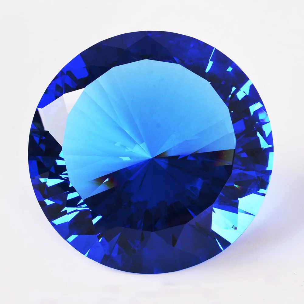 60-100mm Colorful Crystal Glass Diamond Paper Weight Gorgeus Wedding Decoration Valentine Gifts 60-100mm Colorful Crystal Glass Diamond Paper Weight Gorgeus Wedding Decoration Valentine Gifts